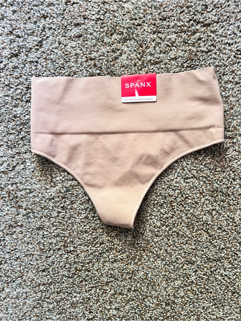 SPANX High-Waist Seamless Briefs in Nude Blush